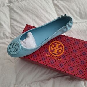 Tory Burch Women's Light Blue Flats